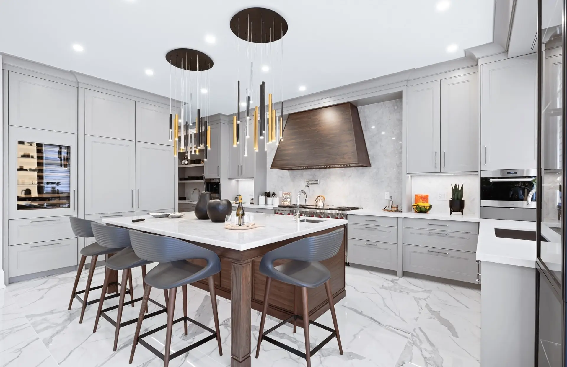Custom cabinetry kitchen built by QTK Fine Cabinetry